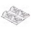 C13749_HB-2X2-O LED lens; square; transparent; 19÷30°; H: 10.6mm; Body dim: 50x50mm gb-aFhAdbA3O_NvQNkzt4xYpEMXtgv2m4jV_a7e-L6c