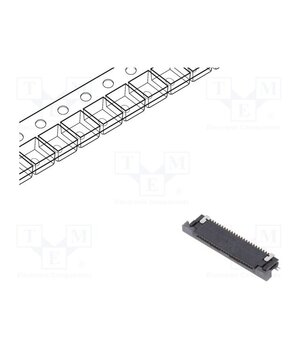 SFV24R-4STBE1HLF Connector: FFC/FPC; gold-plated; SMT; 500mA; 50V; SFV; PIN: 24; 0.5mm HTnk9IYWCHeJPiETywYY4vdtvhLsjzJWAi3ePqAOnCM