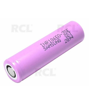 RECHARGEABLE BATTERY Li-Ion 3.6V 3.5Ah 13A, Samsung INR18650-35E BAL1865_35.jpg