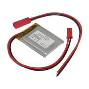 RECHARGEABLE BATTERY Li-Po 3.7V 550mAh 5x30x40mm with JST connector BALP053040.jpg