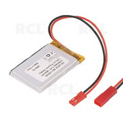 RECHARGEABLE BATTERY Li-Po 3.7V 1200mAh 6x34x50mm with JST connector BALP063450.jpg