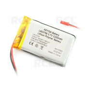 RECHARGEABLE BATTERY Li-Po 3.7V 550mAh 8x37x59mm with JST connector BALP083759.jpg