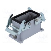 JCVP 10 Enclosure for connectors: HDC; size 57.27; with double latch Jq7drdRCZksEl1T9i7RsoKEqTYoFKa3YoJJDlJcmqO0