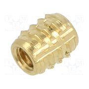 145M2 Threaded insert; brass; M2; BN 37915; L: 4mm; for plastic; TRISERT® MTBKhPHK4V4agnQyf7OSI0czMuJn20svCvNT3SDZ_wU