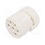 7003906102 Connector: M23; contact insert; PIN: 6; female; for cable; 20A; 300V IFhPH4HtxRGZbl--42TV_CeJOKpps0ByZpV9Zk-YRzA