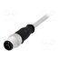 C21320000000056 Connector: M12; plug; male; PIN: 5; straight; cables; 0.5m lZImPomJH74FwEMkVQBmH1RQzFrpuGahG_YhufLjTYg
