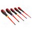 BE-9882SL Kit: screwdrivers; insulated; Pozidriv®,slot; ERGO®; 5pcs. rYjZr9PFpOvQoEewODAbXACu_8aXJ5NEkZoGBb3Ij0k