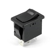 ROCKER SWITCH 6A / 250V, with LED illuminated, green, ON-OFF