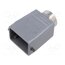 70020400 Enclosure for connectors: HDC; size H-B 6; for cable; for latch Hlb56cuSthncO1H2x4oRQslkbenTfdQJlA9uXvbz6BI