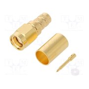 132231 Connector: SMA; plug; male; straight; 50Ω; soldering,crimped; PTFE CqXfmU4cSnAkYLE2YGFSCm7FbD0P3RAhyEEBkBKvlVc
