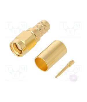 132231 Connector: SMA; plug; male; straight; 50Ω; soldering,crimped; PTFE CqXfmU4cSnAkYLE2YGFSCm7FbD0P3RAhyEEBkBKvlVc