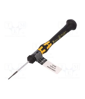 05030100001 Screwdriver; precision; slot; 1.2x0.25mm; ESD; Blade length: 40mm BIwTJ1DyKZmv9qK5vsVs1gtrnAPOBMBJzg1MsC7Al7s