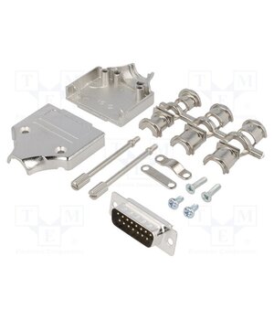 6355-0006-02 Connector: D-Sub; PIN: 15; plug; male; straight; soldering; black uyn2xoCmmODMS0p4RpGDVuFdmM-V8ezrv-Z4FhI54xU