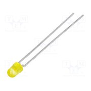 TLLY4400 LED; yellow; 3mm; 0.63÷1.2mcd; 50°; Front: convex; 2.4÷2.9VDC CNc_hmyvAji1y5Zn6npyt58-kmYrbAj8B3hL9gHOycw