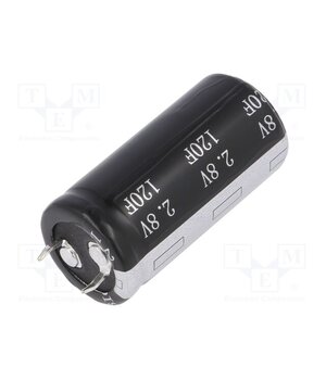 BUP002R8S127FA 120F Supercapacitor; SNAP-IN; 120F; 2.8VDC; ±20%; Ø22.4x45.5mm; 12mΩ qUf_IDKvFV7xAffrXnlRa0Xib1yNRpbrfMm9wi5Bk1o