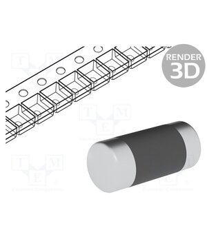 CSRV0207FTDT3302 Resistor: thin film; SMD; 0207 MELF; 33kΩ; 1W; ±1%; Ø2.2x5.9mm TJBa8RnBj_gBP9TPtfbpruvDu5sKvkhjyooOkh83BN4