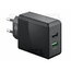 POWER SUPPLY 2xUSB QC3.0(28W); QC3.0: 5V/3A;9V/2A;12V/1.5A, black AMS0528QC3J+2.jpg