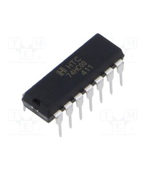 74HC00N IC: digital; NAND; Ch: 4; IN: 2; THT; DIP14; 2÷6VDC; -40÷85°C; HC -pjqPrFsYK0uA5F-DGqPHudWDhkT4_5Mt_dQ_fYz4zo