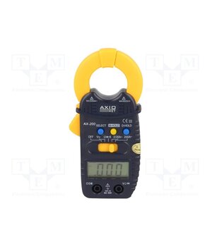 AX-200 Meter: multifunction; digital,pincers type; LCD; Øcable: 21mm aALqMFyeJK2FPwU0aCVcgkjEV3gykrWgQ6OK2LJAPgw