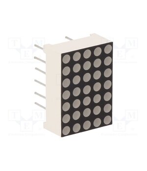 FYM-7571AUHR-11 Display: LED; matrix; 5x7; red; 30÷60mcd; cathode; 12.7x17.8x6.3mm u0a4KU29-b0H_0GimXXW9aB-FHu5W7x9joT1o4I3Ito