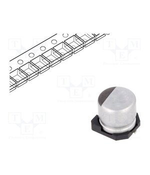 UUD1H470MCL1GS Capacitor: electrolytic; SMD; 47uF; 50VDC; Ø6.3x7.7mm; ±20%; 2000h zGlIB6yNx9YyPMCSAYQmcqXDTjN84iLtr4B7XpK7f6M