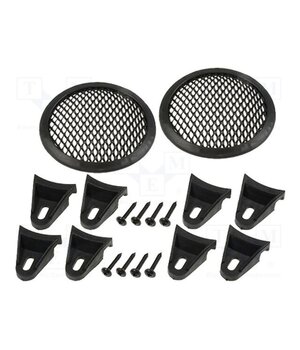 GRILL1040-BK Loudspeaker grille; 4" MqUp33qhiDxd0nmhMx02VH9S_rOBNAAp96bP3a54UlM