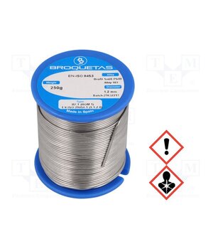 BROFIL 60 B2.1 1.2MM 250G Tin; lead-based; Sn60Pb40; 1.2mm; 0.25kg; reel; 183÷190°C yCQUnYbnQZA9K5rpI2q_Wh0-iEuYhRmGogwuRoaHsOU
