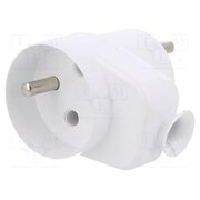 W-97407 Connector: AC supply; male; plug; 2P+PE; 250VAC; 16A; white; PIN: 3 VOMBSokdy4NsMMKEifGfSZ-hlhFdPQnUiVztqHXZuXM