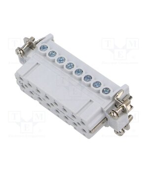 JDAF 16 Connector: HDC; contact insert; female; JDA; PIN: 16; 16A; 600V 1sbL07q4kpLJvWIPaMGX2IQY9cbnBS-uubCpyRjTtME