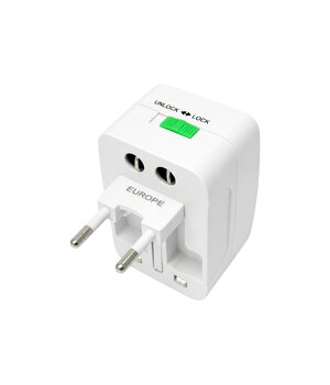 ADAPTERIS – AC/AC (ASV/ES/Lielbritānija), universāls ceļojumu adapteris CPE030+3.jpg