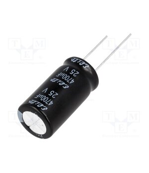 PF1E472MNN1632 Capacitor: electrolytic; THT; 4700uF; 25VDC; Ø16x32mm; Pitch: 7.5mm mmllmbAhgxdAgts3PUjNrTNuMpPvXzrvLfRhRkaV3fw