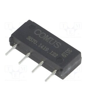 3570.1419.122 Relay: reed switch; SPST-NO; Ucoil: 12VDC; 500mA; max.200VDC; 10W MbfMJ4ukGAtiIfDDKHX0QlnDLyCsfRakUfZTeCPxoyk