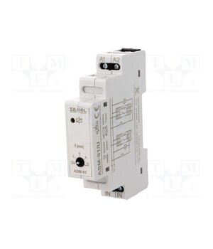 ASM-01/U Staircase timer; for DIN rail mounting; 12÷240VAC; 12÷240VDC y76ext_tnhTQMS0rmo2_E7SJNTF3BWTcY3NStmNRDLg