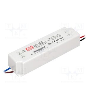 LPV-35-5 Power supply: switching; LED; 30W; 5VDC; 5A; 90÷264VAC; 127÷370VDC MAqxzAfTIwGQOtrOd5cyTVgukq_tlCWBL0msTeXTLQ4