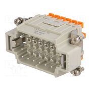 CDSHM 18 Connector: HDC; male; CDSH; PIN: 18; 10A; 400V; 18+PE; size 57.27 fLUvuCRfeOlARDiKPgzTxl8ea1UH51kwdTFadRPEcdM