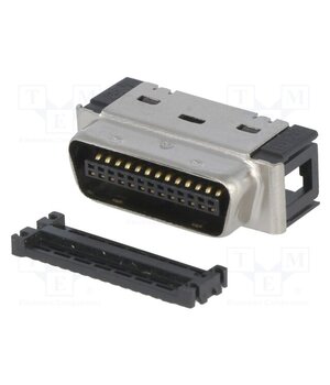 10126-6000EL Connector: MDR; PIN: 26; shielded; for cable; polyester; plug; male -AdXjaNbRSi0KYEMfm2Qn7qmjb1o_19Ov4JrSAF-RFs