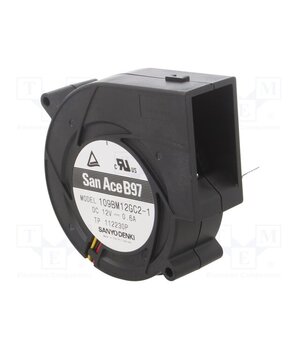 109BM12GC2-1 Fan: DC; blower; 12VDC; Ø97x33mm; 49.2m3/h; 51.5dBA; ball; 3800rpm x1ihl-qo_rABpA7KeA3n4XWtgbLJdVU1Cbug31h43v4