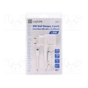 PA0146W Power supply: switching; mains,plug-in; 5VDC; 2A; Out: USB; white qlcut3KRkxOs_DkQgUupJfeZAqgHTh5an6UUe_USPPE