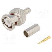B1121A1-ND3G-1-50 Connector: BNC; plug; male; straight; 50Ω; crimped; for cable; POM uPTozdJQNL79AXkquV6yeQsXZ_u_wcREbgMgG_OyzFE