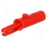 R8-1A RED Crocodile clip; 3A; 60VDC; red; Grip capac: max.6mm AxXN3SamT8477pDa27vX1NOQr1VuUWnaRonD0Beq8LM