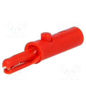 R8-1A RED Crocodile clip; 3A; 60VDC; red; Grip capac: max.6mm AxXN3SamT8477pDa27vX1NOQr1VuUWnaRonD0Beq8LM