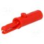 R8-1A RED Crocodile clip; 3A; 60VDC; red; Grip capac: max.6mm AxXN3SamT8477pDa27vX1NOQr1VuUWnaRonD0Beq8LM