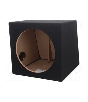 COM12 BLACK Car loudspeaker enclosure; MDF; black; 300mm; Øhole: 282mm; 30l r3dCeExQSb9QRj4Jjg9ZOboW12-76HEM_kP7l2hy7-g