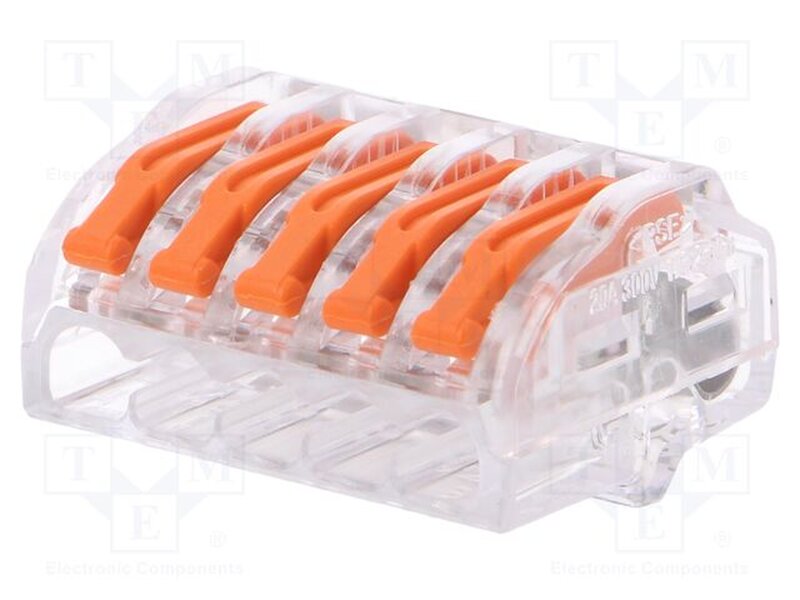 85125000 Quick splice; 32A; 450V; for cable; spring clamp; 0.2÷4mm2 ...