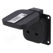 1020-0S Connector: AC supply; socket; 2P+PE; 250VAC; 16A; black; PIN: 3; IP54 2KP9pAFbr5hxhG5D2ZDrPOUJsgbDy0mRZTzr13JzHRg