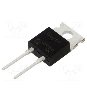WSRSIC020065NPC Diode: Schottky rectifying; SiC; THT; 650V; 20A; TO220-2; Ir: 6uA gUVQHvRukQXaNA3DwOY6m3bouFx89RCGdKtOgaP0CaU