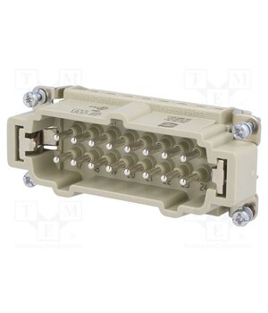 09330162611 Connector: HDC; contact insert; male; 16A; 500V; Han E®; PIN: 16 WBDGxGEMT2hZ-Oo-tUMQpR-cQWghNlYZ2LP9Q8FyZVc
