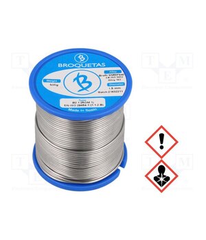 BROFIL 60 B2.1 1.5MM 500G Tin; lead-based; Sn60Pb40; 1.5mm; 0.5kg; reel; 183÷190°C; Flux: SW26 X1lLDKhwqvGTkV8PB64-d6FR9tsWZzLeoSdAyWTJCmg