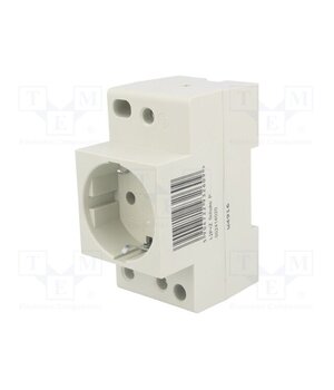 T-2P+Z SCHUKO P F-type socket (Schuko); 230VAC; 10A; for DIN rail mounting CwfJhkEUUzi9m1tBW9NLTpMgamSP-dxapzBTZjOfIFQ