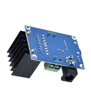 Jaudas pastiprinātāja modulis Divkanālu TDA7266 5–15 W 3–18 VDC

 ABA03+1.jpg